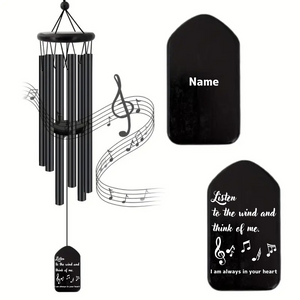 Personalized Memorial Wind Chime - Let The Wind Sing Its Song - Glcg34001