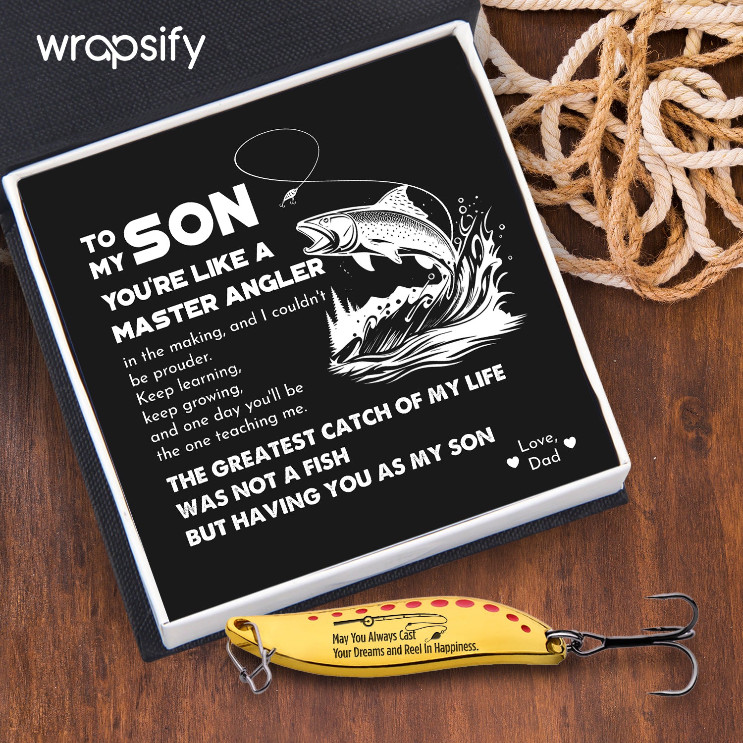 Fishing Lures - Fishing - To My Son - You're Like A Master Angler - Gfaa16010