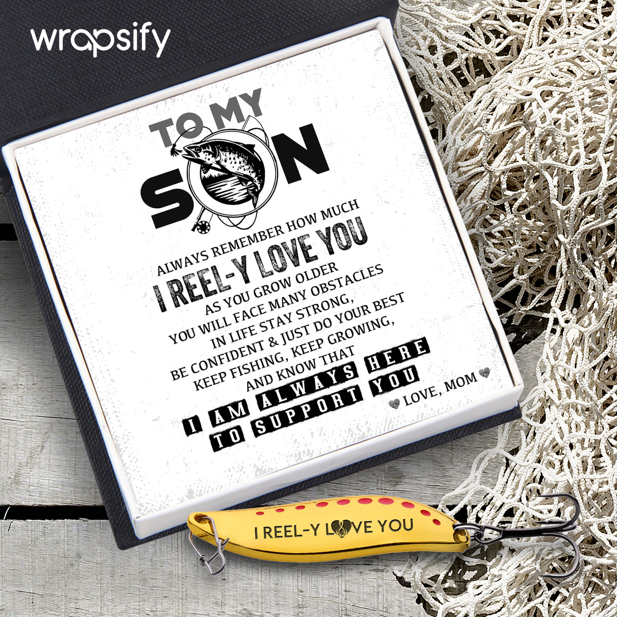 Fishing Lures - Fishing - To My Son - I Am Always Here To Support You - Gfaa16006