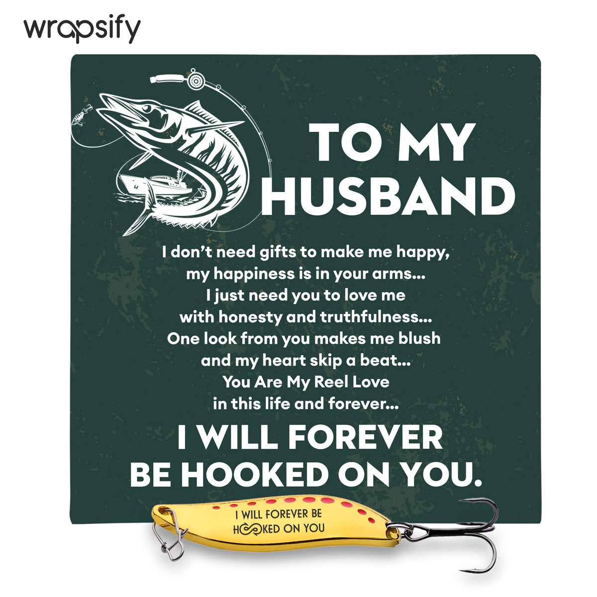 Fishing Lures - Fishing - To My Husband - You Are My Reel Love - Gfaa14006