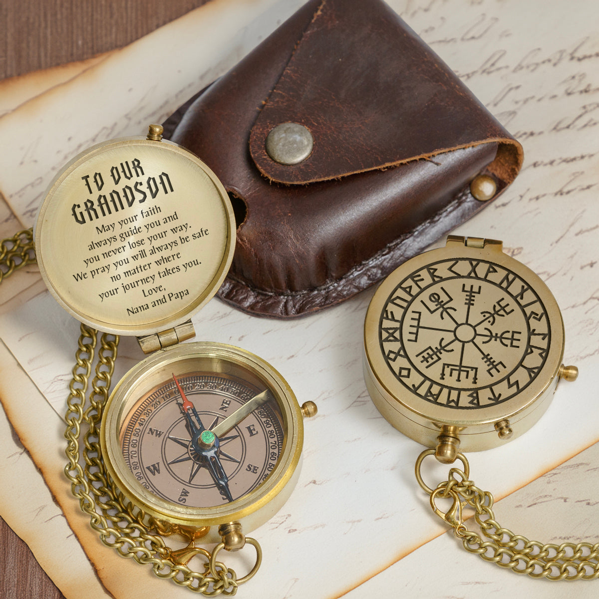 One Step with Faith, Forever Guided - May Your Faith Always Guide You - Baptism & Communion Compass - Gpb22021