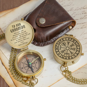 One Step with Faith, Forever Guided - May Your Faith Always Guide You - Baptism & Communion Compass + Free Personalized Communion Bag - Gpb22021