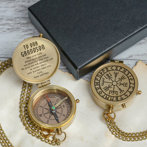One Step with Faith, Forever Guided - May Your Faith Always Guide You - Baptism & Communion Compass + Free Personalized Communion Bag - Gpb22021