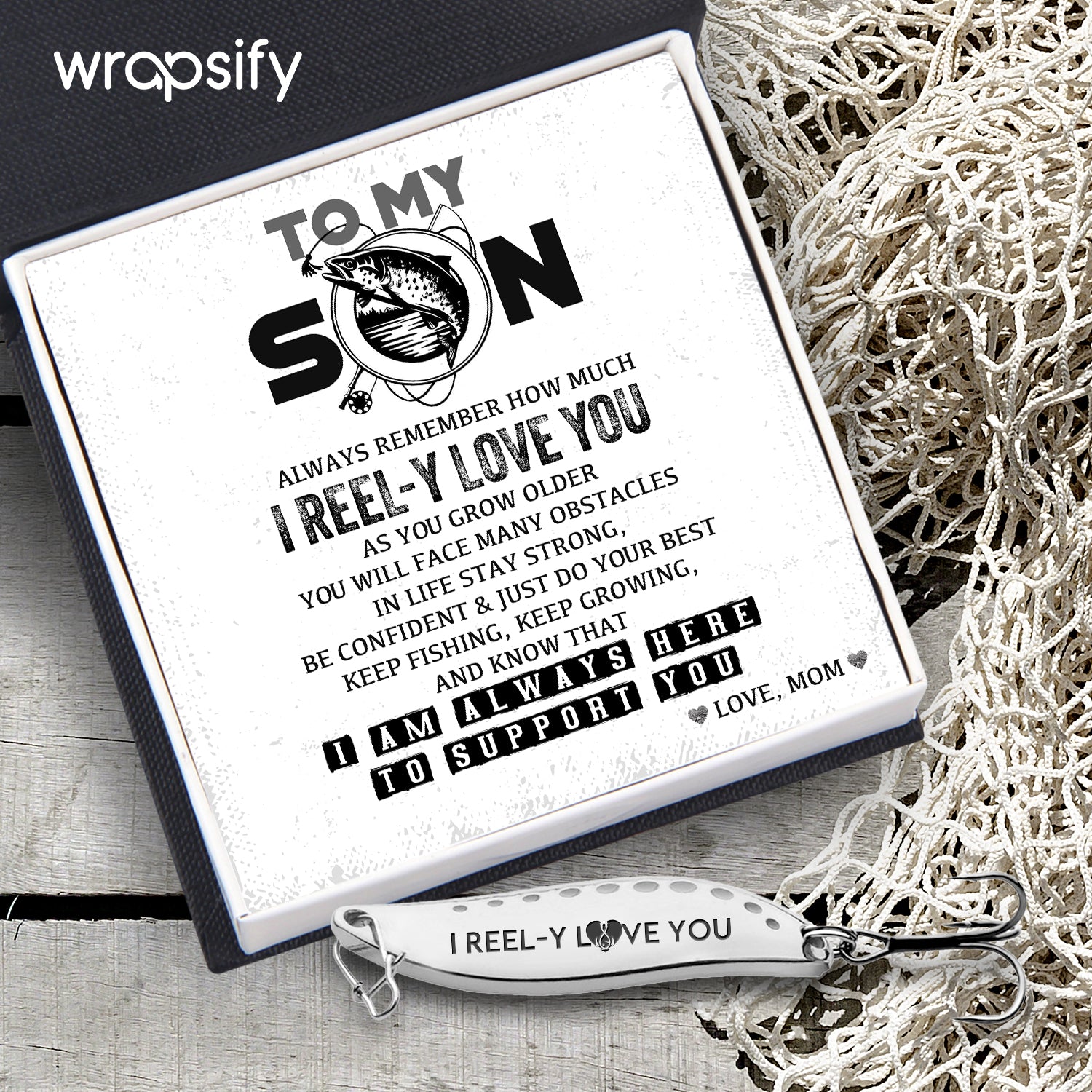 Fishing Lures - Fishing - To My Son - I Am Always Here To Support You - Gfaa16006