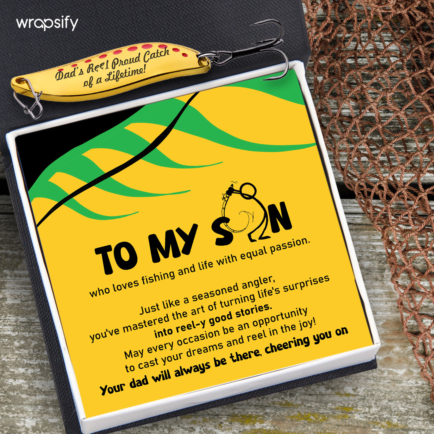 Fishing Lures - Fishing - To My Son - Our Dad Will Always Be There - Gfaa16011