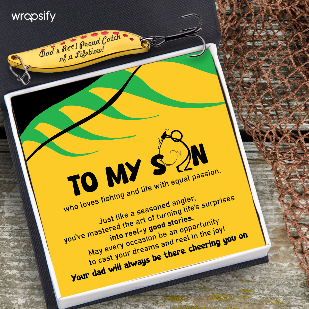 Fishing Lures - Fishing - To My Son - Our Dad Will Always Be There - Gfaa16011