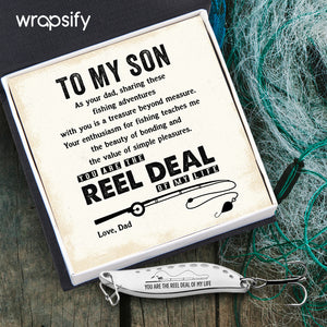 Fishing Lures - Fishing - To My Son - You Are The Reel Deal Of My Life - Gfaa16009