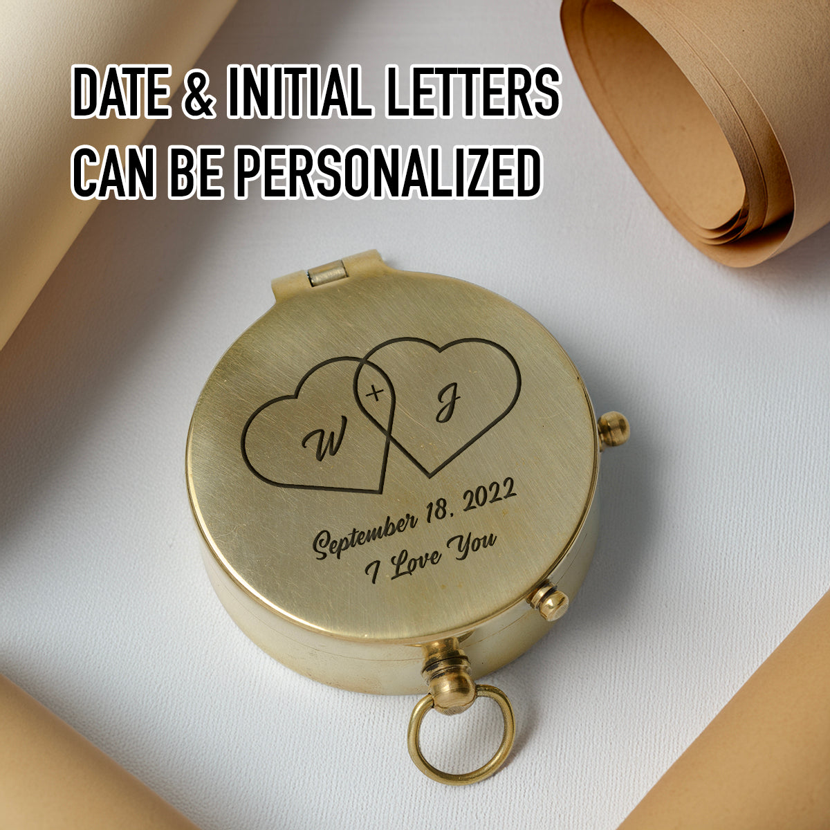 Personalized Engraved Compass - Family - For Couple - I Just Want To Be Your Last Everything - Gpb26243