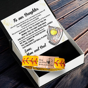 Softball Bracelet - Softball - To My Daughter - Always Your #1 Fans - Gbzk17034