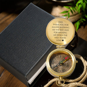 Personalized Engraved Compass - Family - To My Dad - Thank You For Always Showing Me The Way - Gpb18045