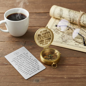 Personalized Engraved Viking Compass - Gpb26040