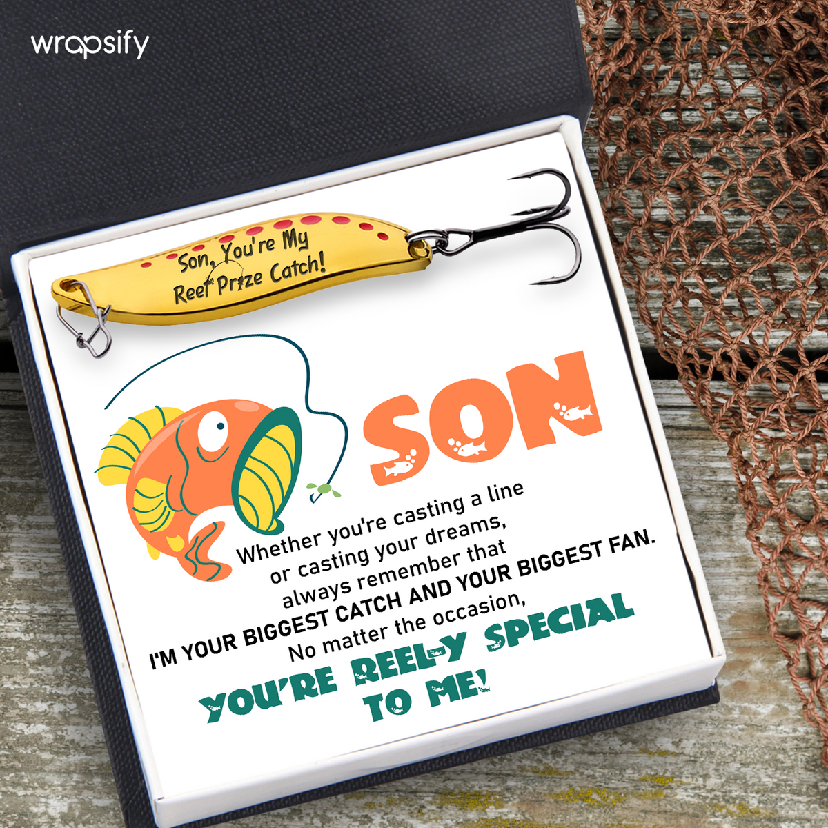 Fishing Lures - Fishing - To My Son - I'm Your Biggest Catch And Your Biggest Fan- Gfaa16013