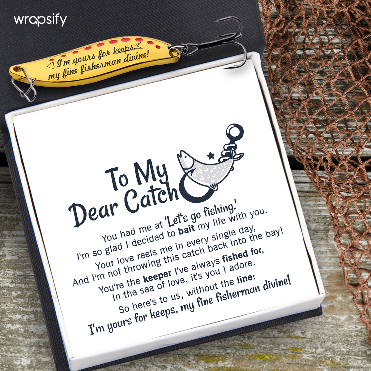 Fishing Lures - Fishing - To My Man - Let's Go Fishing - Gfaa26010