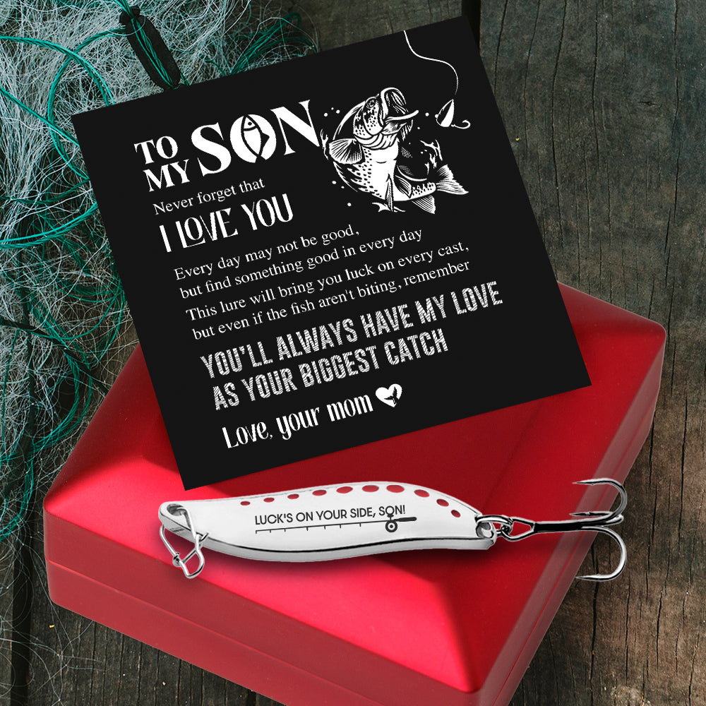 Spoon Fishing Lure - Fishing - To My Son - This Lure Wll Bring You Luck On Every Cast - Gfaa16014
