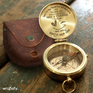 Engraved Compass - Family - To My Man - I Keep Getting Lost In Your Eyes! - Gpb26223