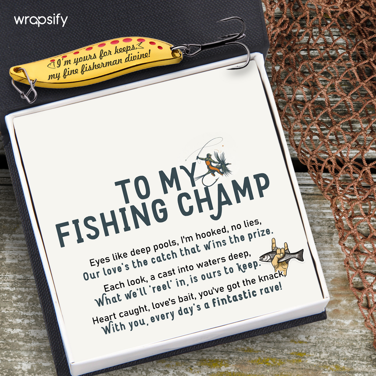 Fishing Lures - Fishing - To My Man - Our Love's The Catch That Wins The Prize - Gfaa26012