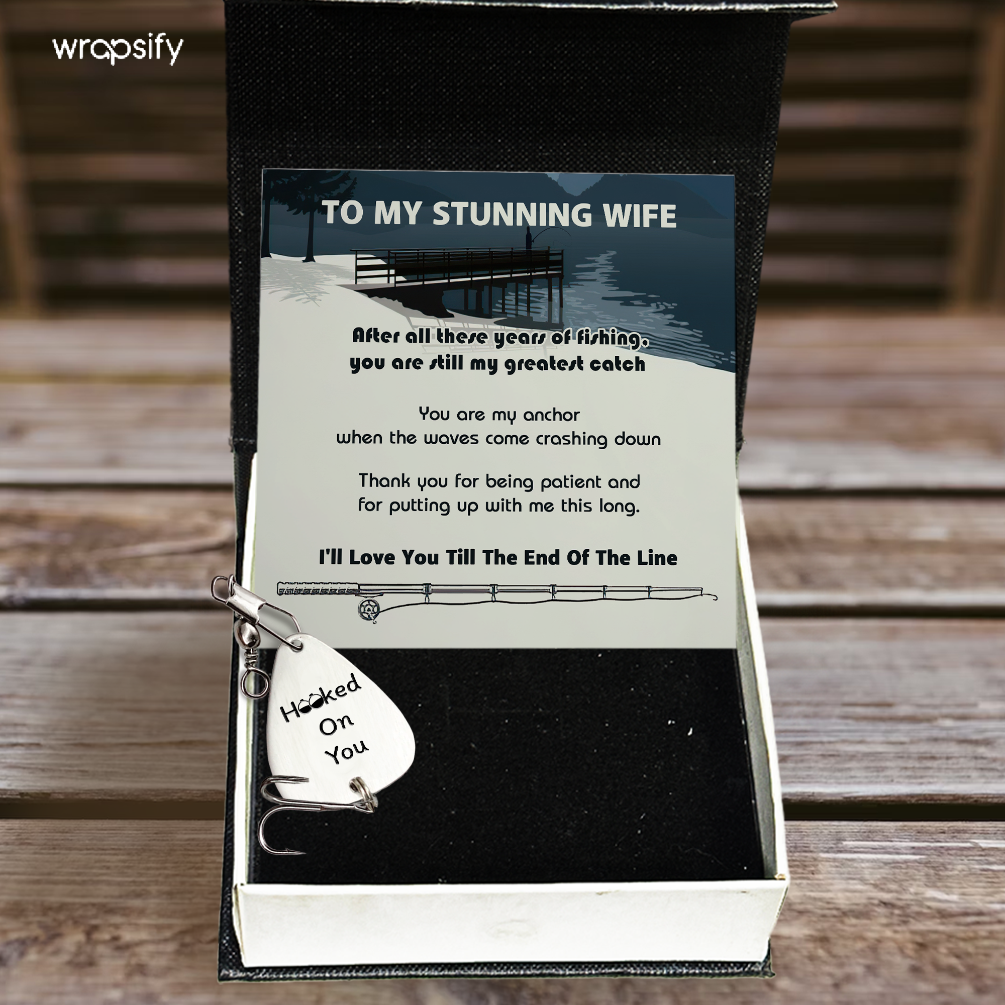 Engraved Fishing Hook - Fishing - To My Wife - After All These Years Of Fishing - Gfa15008