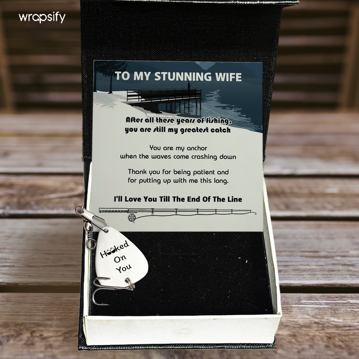 Engraved Fishing Hook - Fishing - To My Wife - After All These Years Of Fishing - Gfa15008