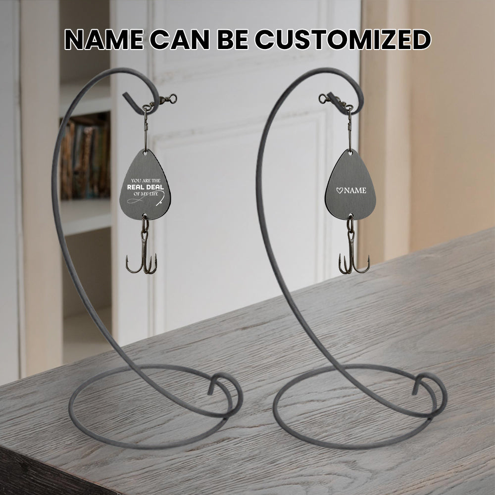 Personalized Engraved Fishing Hook - Fishing - To My Son - You Are The Real Deal Of My Life - Gfa16007