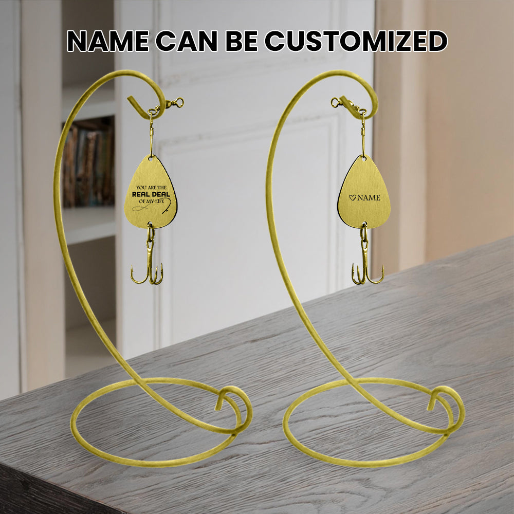 Personalized Engraved Fishing Hook - Fishing - To My Son - You Are The Real Deal Of My Life - Gfa16007