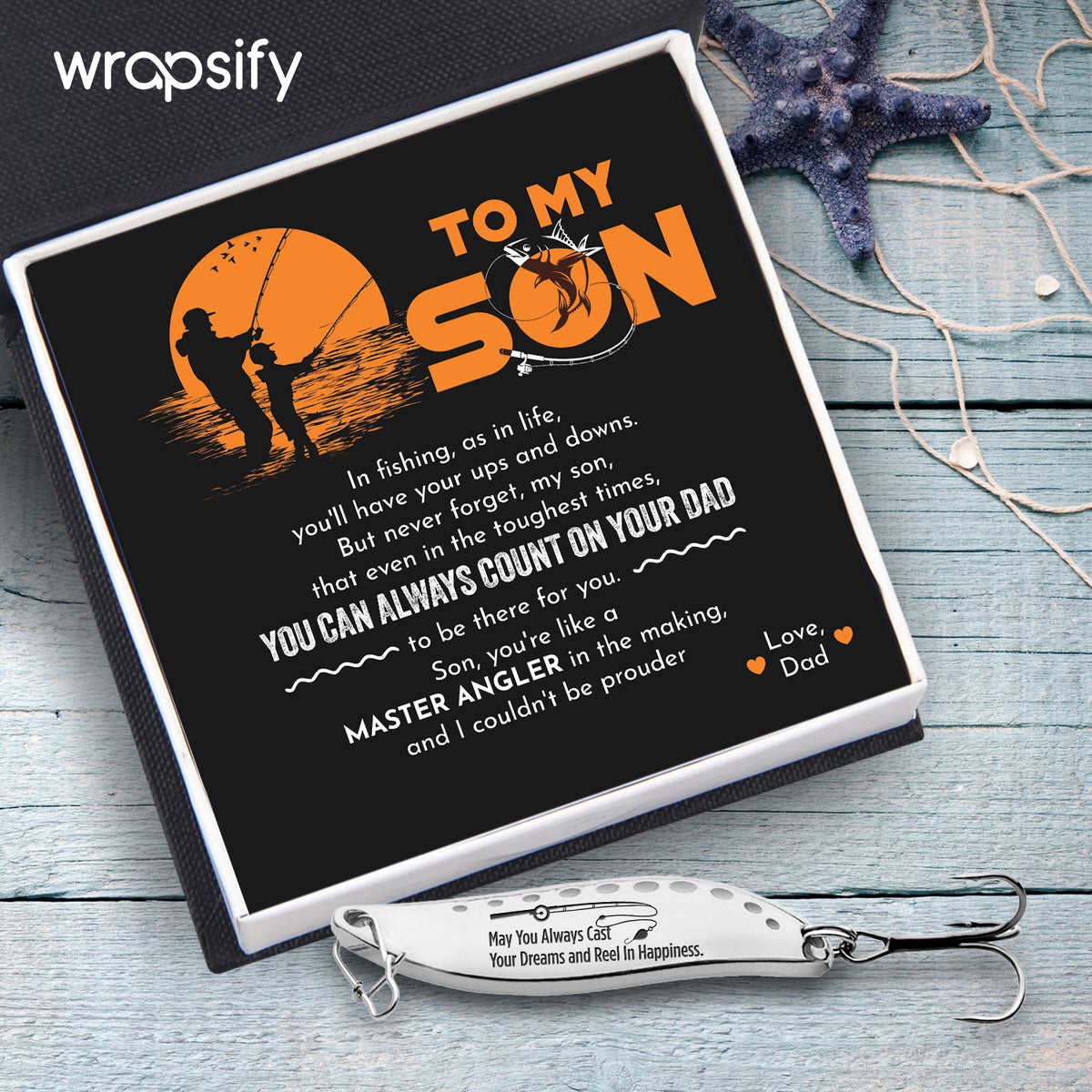 Fishing Lures - Fishing - To My Son - You Can Always Count On Your Dad - Gfaa16008