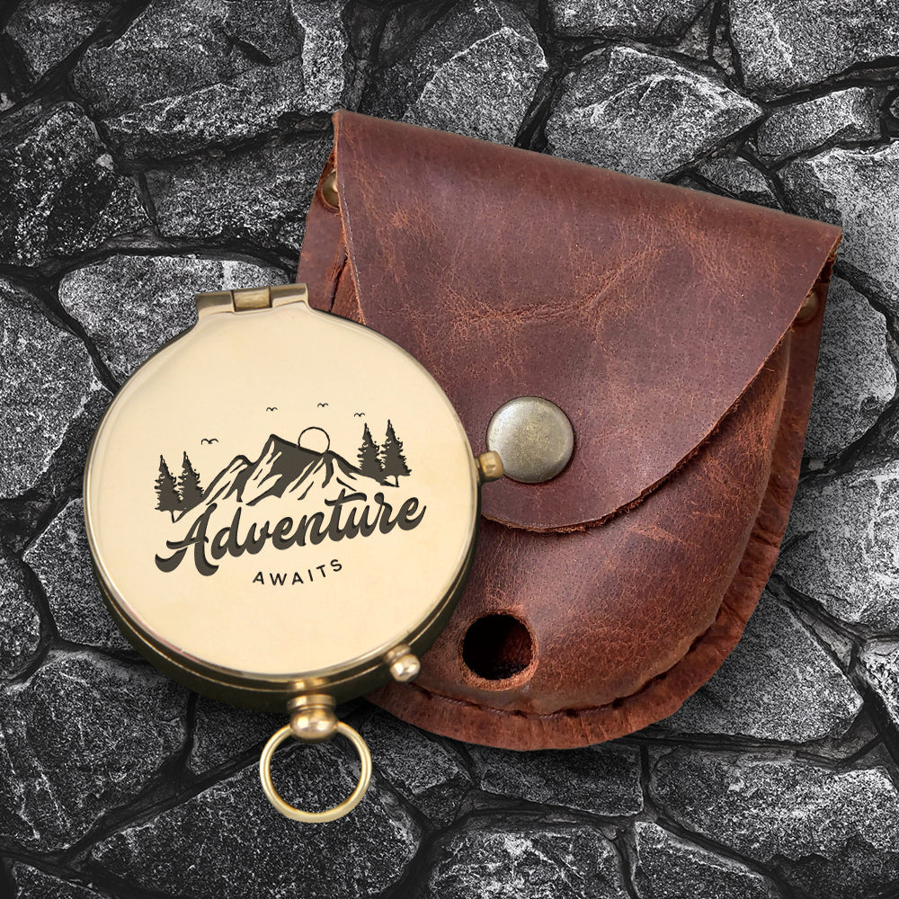 Personalized Engraved Compass - Family - To My Husband - You Always Find Your Way Back Home To Me - Gpb14019