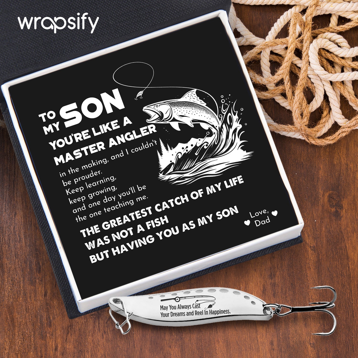 Fishing Lures - Fishing - To My Son - You're Like A Master Angler - Gfaa16010
