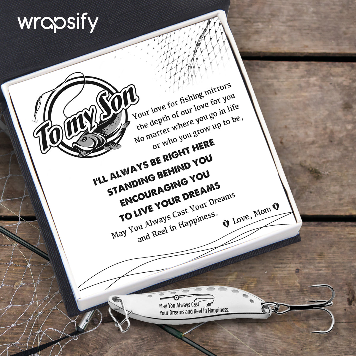 Fishing Lures - Fishing - To My Son - I’ll Always Be Right Here - Gfaa16007