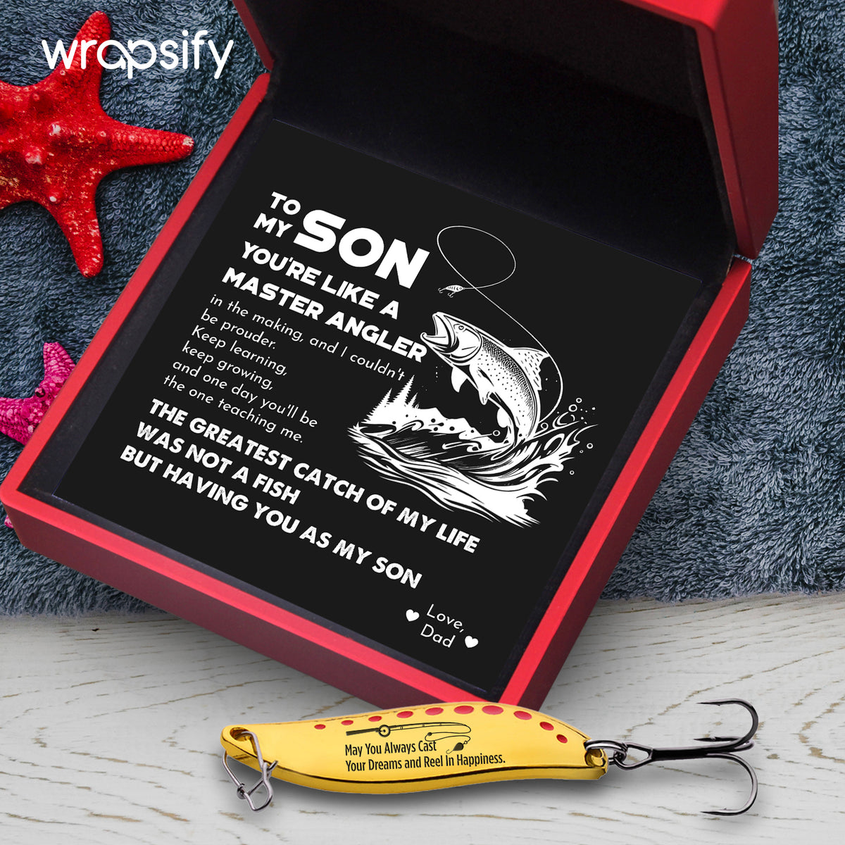 Fishing Lures - Fishing - To My Son - You're Like A Master Angler - Gfaa16010