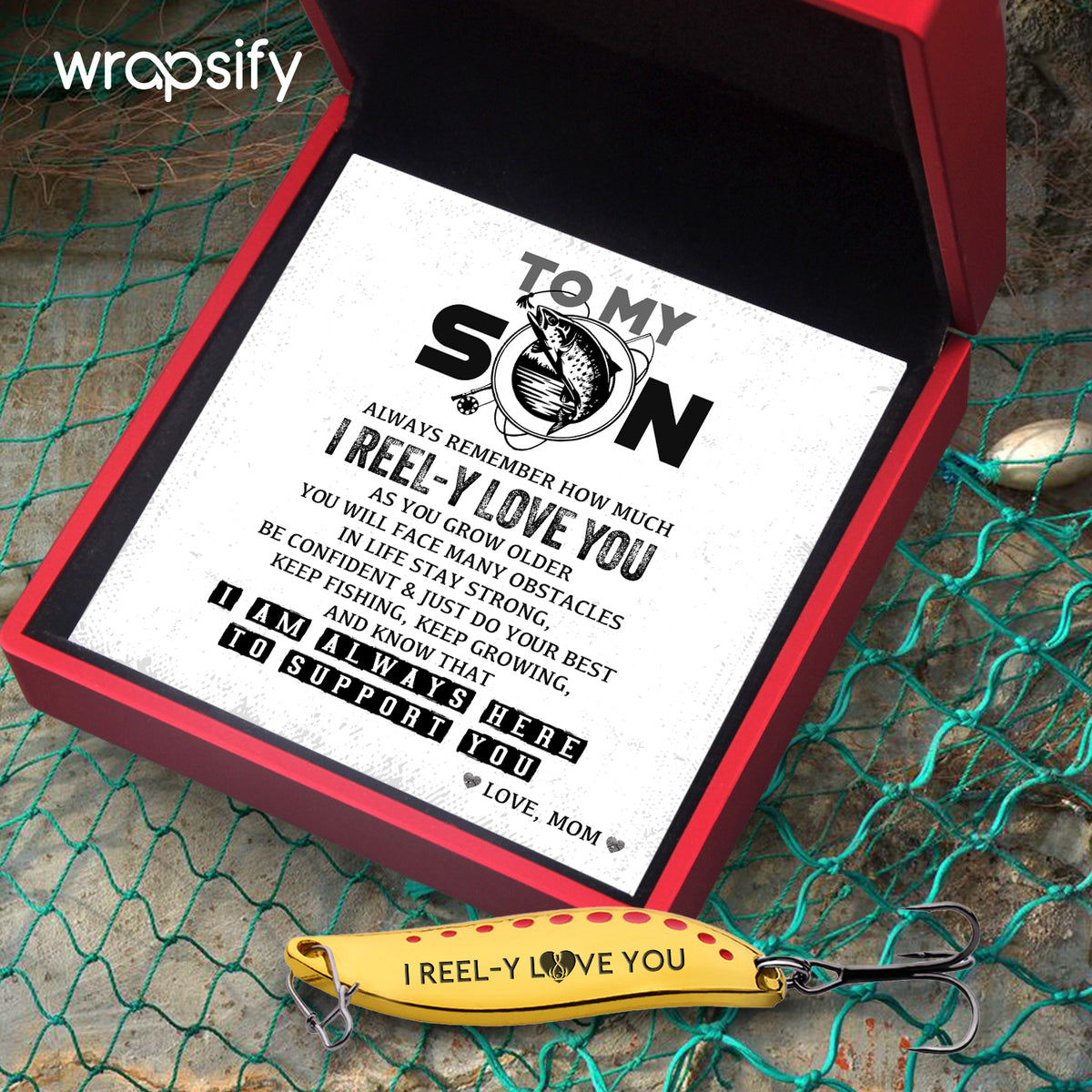 Fishing Lures - Fishing - To My Son - I Am Always Here To Support You - Gfaa16006