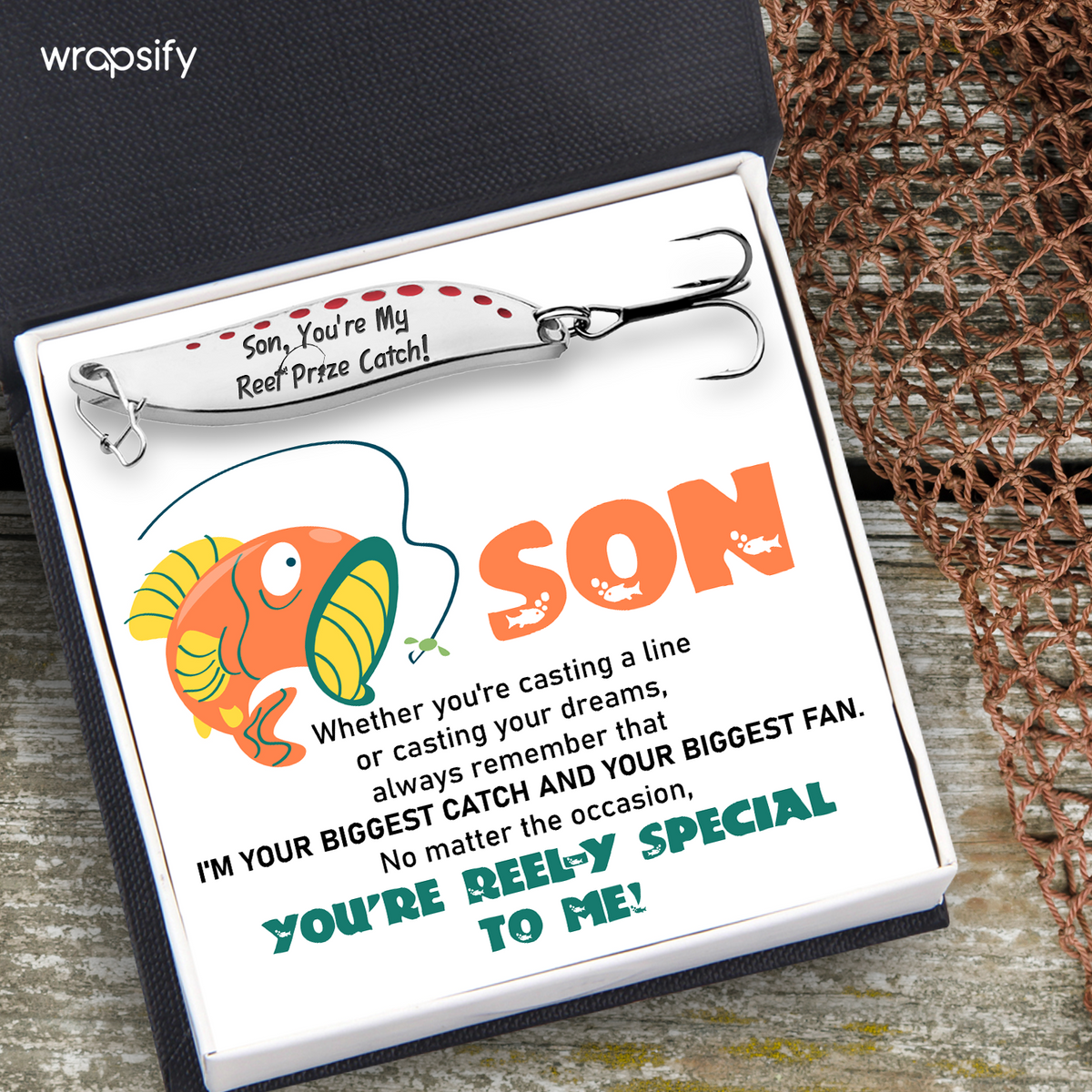 Fishing Lures - Fishing - To My Son - I'm Your Biggest Catch And Your Biggest Fan- Gfaa16013