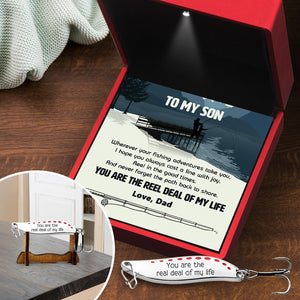 Personalized Spoon Fishing Lure - Fishing - To My Son - You Are The Reel Deal Of My Life - Gfaa16018