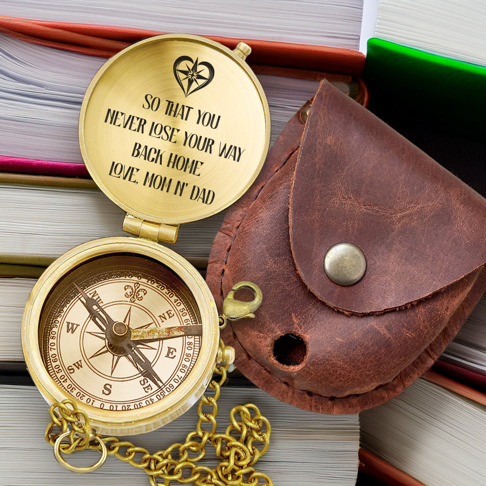 Combo Personalized Engraved Compass and Keychain - To My Children - Gpc16001