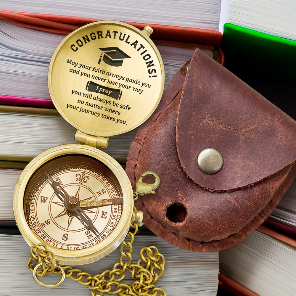 Personalized Engraved Compass - Family - To My Son Daughter Grandson Granddaughter - Gpb16077