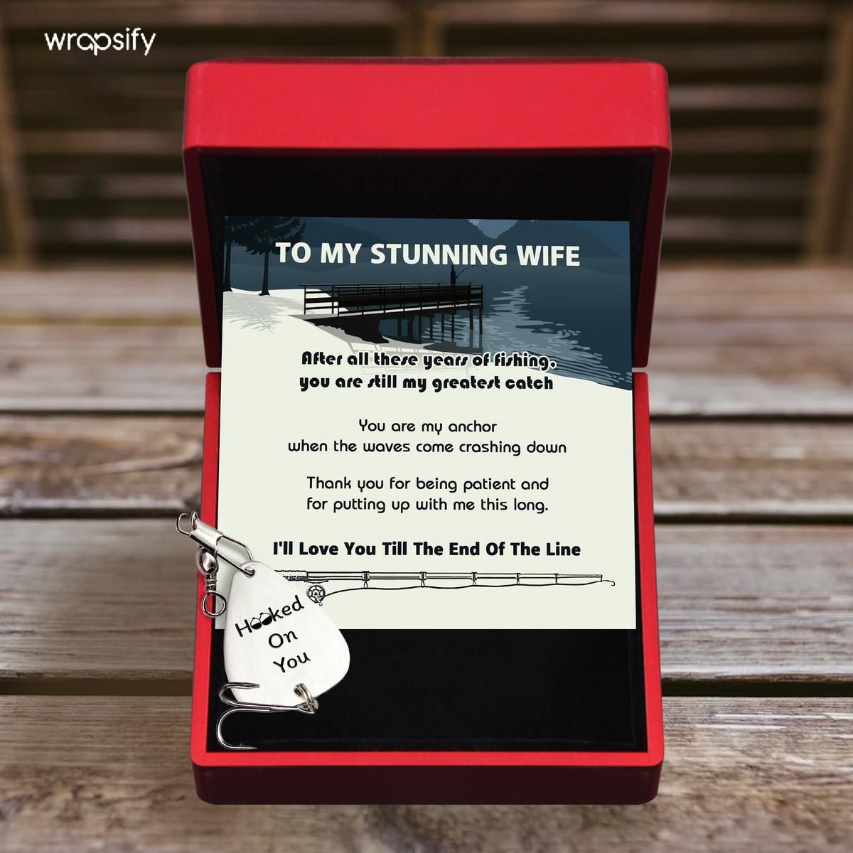 Engraved Fishing Hook - Fishing - To My Wife - After All These Years Of Fishing - Gfa15008