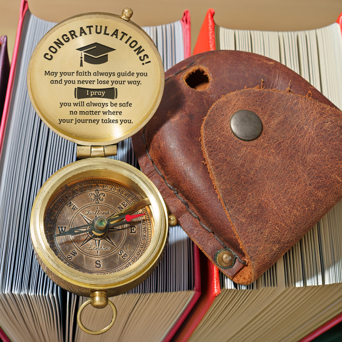 Personalized Engraved Compass - Family - To My Son Daughter Grandson Granddaughter - Gpb16077