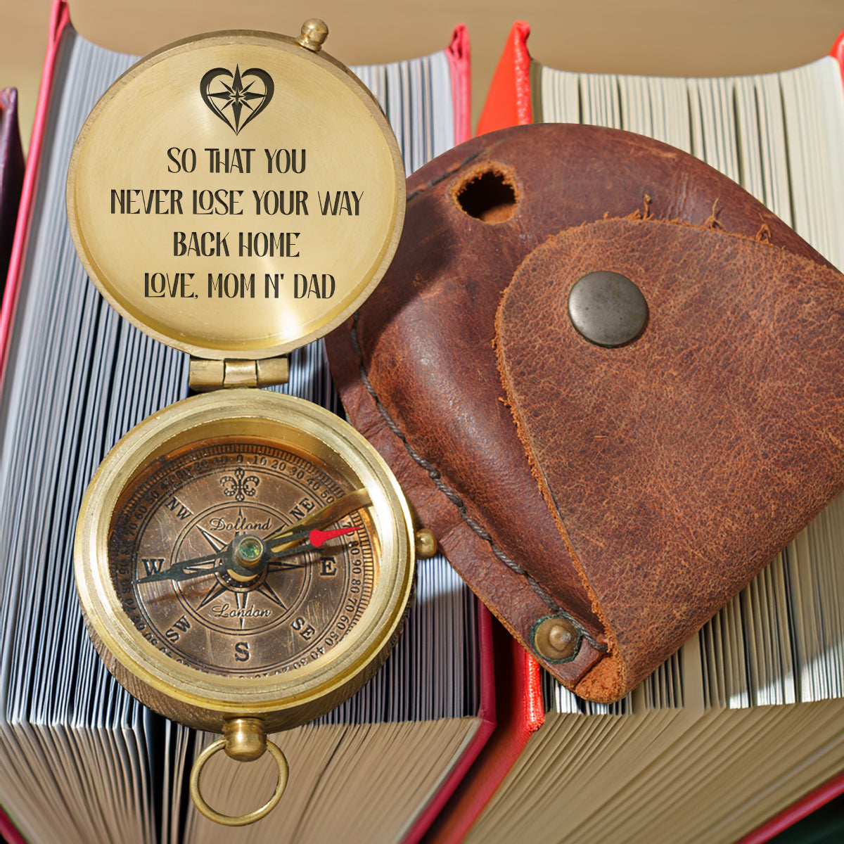 Personalized Engraved Compass - Family - To My Son - To My Daughter - So That You Never Lose Your Way Back Home - Gpb16075