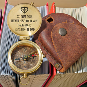 Personalized Engraved Compass - Family - To My Son - So That You Never Lose Your Way Back Home - Gpb16075