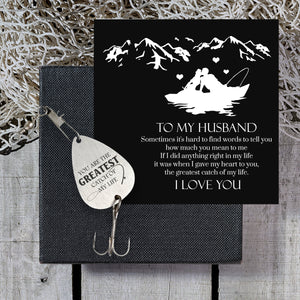 Fishing Hook - To My Man - The Greatest Catch Of My Life - Gfa26028