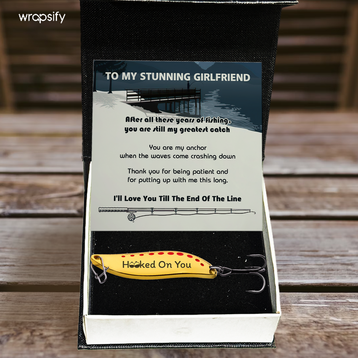 Make Girlfriend's Everyday Epic! Personalized Fishing Lures for Devoted Anglers - Gfaa13009