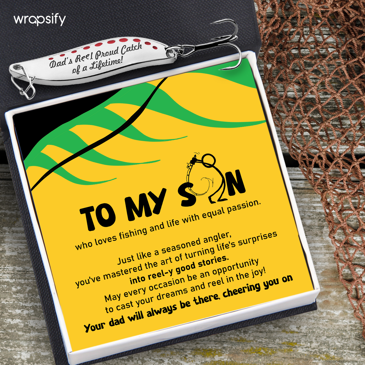 Fishing Lures - Fishing - To My Son - Our Dad Will Always Be There - Gfaa16011