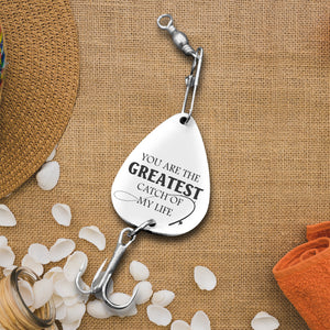 Personalized Fishing Hook - To My Man - The Greatest Catch Of My Life - Gfa26002