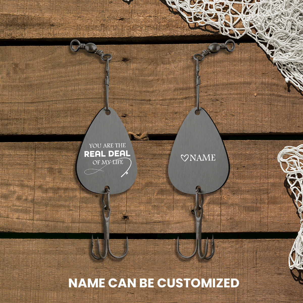 Personalized Engraved Fishing Hook - Fishing - To My Son - You Are The Real Deal Of My Life - Gfa16007