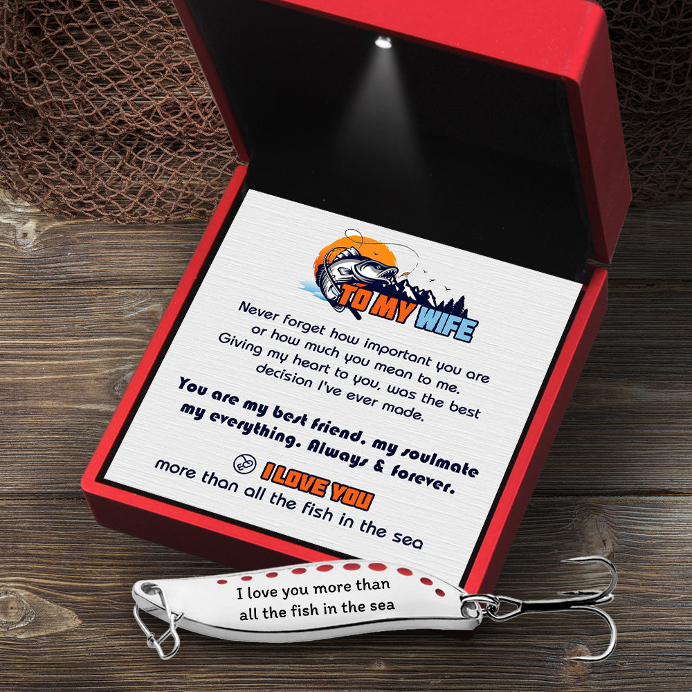Fishing Lures - Fishing - To My Wife - I Love You - Gfaa15004