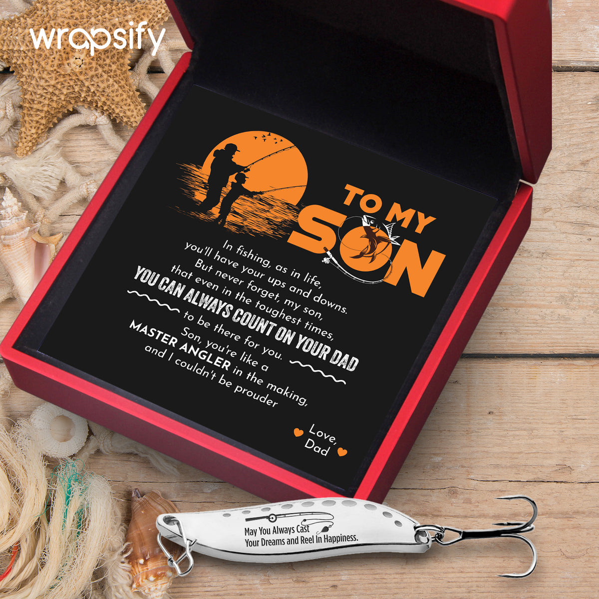 Fishing Lures - Fishing - To My Son - You Can Always Count On Your Dad - Gfaa16008