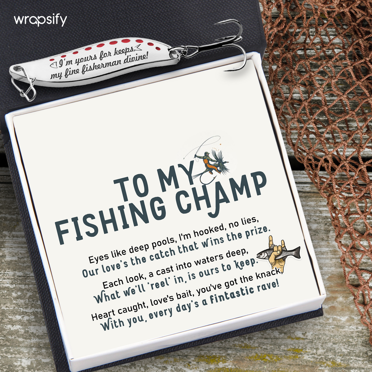 Fishing Lures - Fishing - To My Man - Our Love's The Catch That Wins The Prize - Gfaa26012