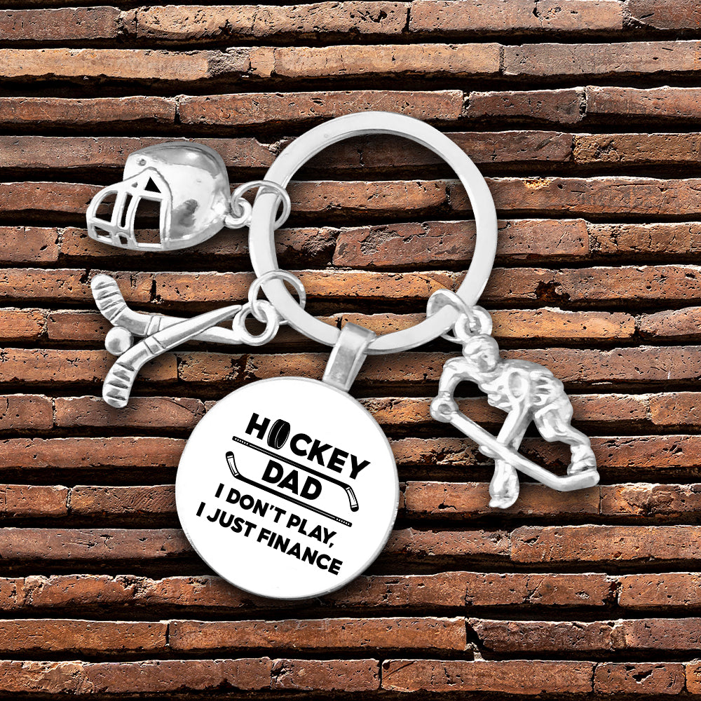 Hockey Dad Keychain - Gawh18001