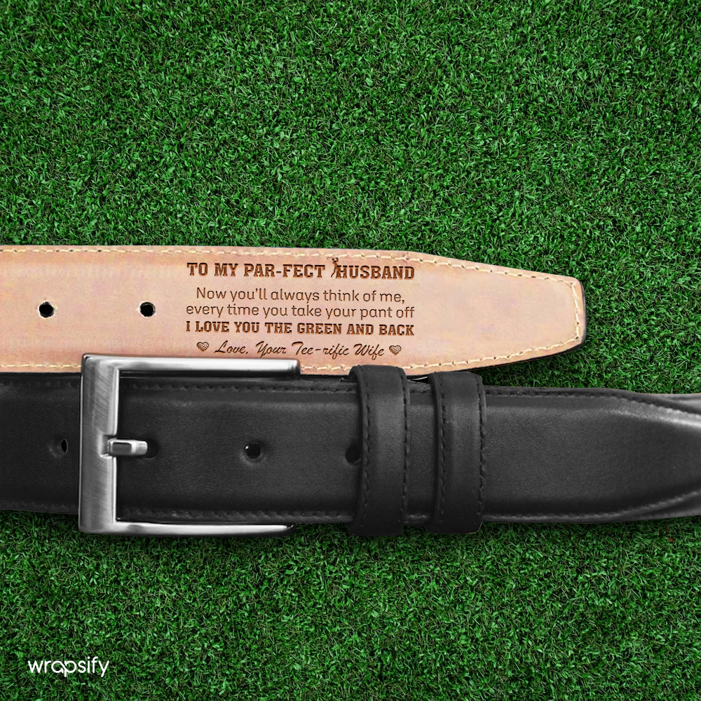 Swing in Style! Leather Golf Belt with a Secret Twist - Gar14002