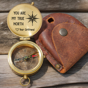 Personalized Engraved Compass - Family - To My Boyfriend - You Are My True North - Gpb12019