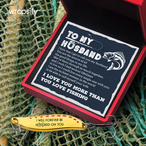 Fishing Lures - Fishing - To My Husband - I Am The Luckiest Woman In The World - Gfaa14005
